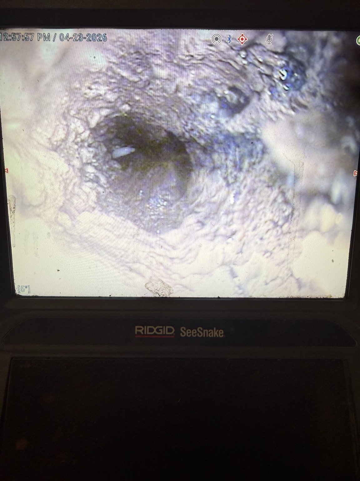 Sewer camera inspection